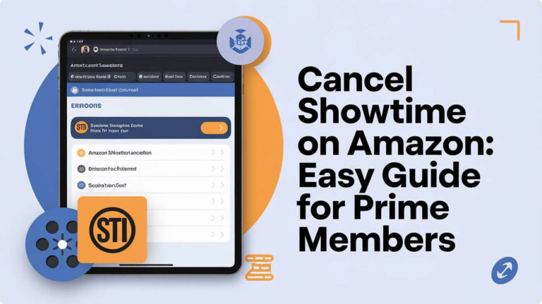 Cancel Showtime on Amazon